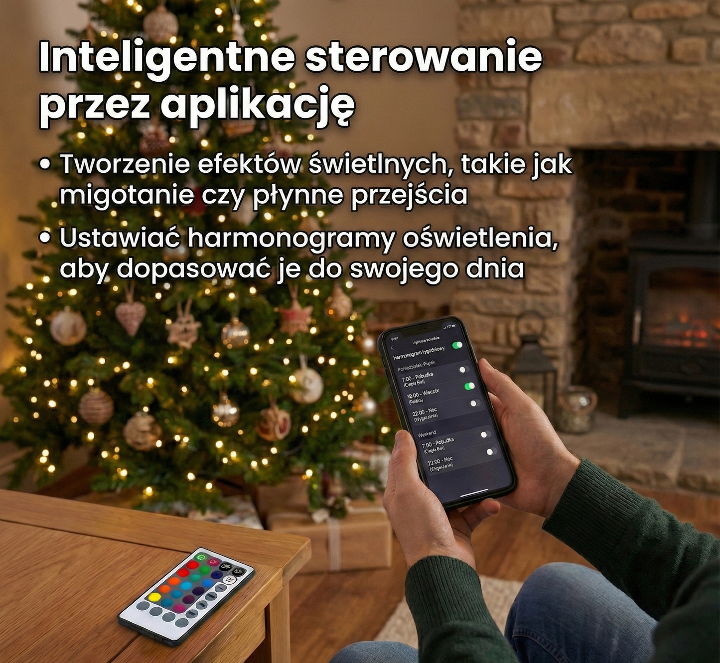 SmartLED- Inteligentne Oświetlenie Choinkowe